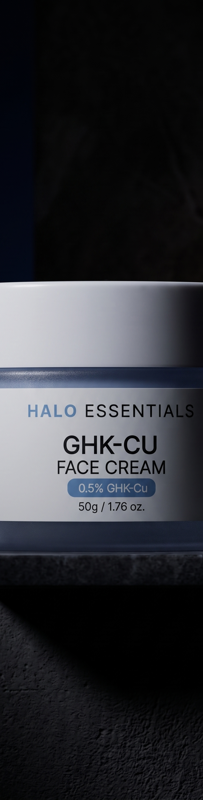 GHK-Cu Face Cream — product imagery by Aedo Studio