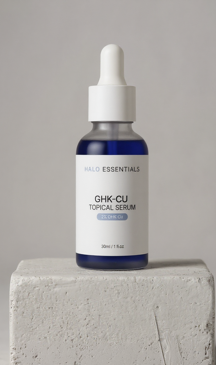 GHK-Cu Topical Serum — product imagery by Aedo Studio